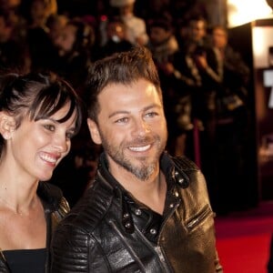 Christophe Mae et Nadège Sarron - 15eme edition des NRJ Music Awards a Cannes. Le 14 decembre 2013.