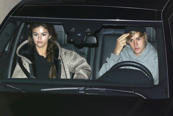 Selena Gomez et Justin Bieber sont allés à l'église à Los Angeles, le 21 février 2018