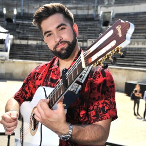 Exclusif - Kendji Girac lors de l'enregistrement de l'émission "La Chanson de l'Année 2019" aux Arènes de Nîmes, le 16 mai 2019. L'émission sera diffusée sur TF1 le samedi 15 juin. TF1 propose aux téléspectateurs une soirée exceptionnelle avec "La Chanson de l'Année" présentée par N.Aliagas et produite par DMLS TV. Les téléspectateurs pourront élire en direct "La Chanson de l'Année" parmi les 20 titres en compétition. Les votes débuteront dès 21 h et le prix sera annoncé en fin d'émission. Un prix d'honneur sera également remis au cours de la soirée à un artiste emblématique de la chanson française. " La Chanson de l'Année" sera diffusée depuis un lieu mythique, les Arènes de Nîmes. Un grand show musical en présence de tous les artistes qui ont marqué l'année. Ces stars de la chanson française et internationales interpréteront leurs titres et formeront des duos totalement inédits. © Guillaume Gaffiot/Bestimage