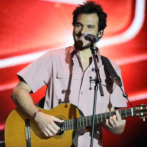 Exclusif - Amir Haddad lors de l'enregistrement de l'émission "La Chanson de l'Année 2019" aux Arènes de Nîmes, le 16 mai 2019. L'émission sera diffusée sur TF1 le samedi 15 juin. TF1 propose aux téléspectateurs une soirée exceptionnelle avec "La Chanson de l'Année" présentée par N.Aliagas et produite par DMLS TV. Les téléspectateurs pourront élire en direct "La Chanson de l'Année" parmi les 20 titres en compétition. Les votes débuteront dès 21 h et le prix sera annoncé en fin d'émission. Un prix d'honneur sera également remis au cours de la soirée à un artiste emblématique de la chanson française. " La Chanson de l'Année" sera diffusée depuis un lieu mythique, les Arènes de Nîmes. Un grand show musical en présence de tous les artistes qui ont marqué l'année. Ces stars de la chanson française et internationales interpréteront leurs titres et formeront des duos totalement inédits. © Guillaume Gaffiot/Bestimage