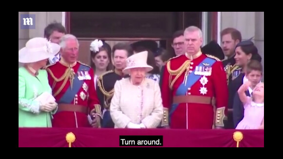 Échange entre le prince Harry et Meghan Markle- Trooping the Colour- DailyMail- Juin 2019.