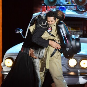 Exclusif - Ramzy Bédia et Jamel Debbouze - Festival "Marrakech du Rire 2018" à Marrakech, Maroc, le 24 juin 2018. © Rachid Bellak/Bestimage