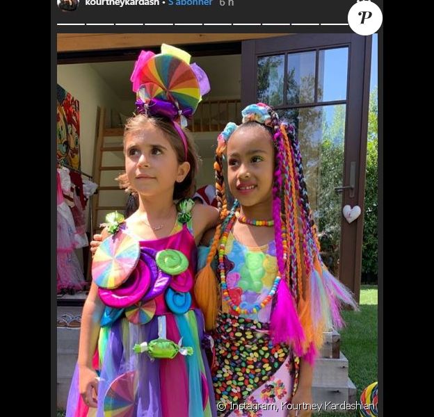 L'anniversaire de North West, fille de Kim Kardashian et Kanye West, et Penelope Disick le 15 juin 2019.
