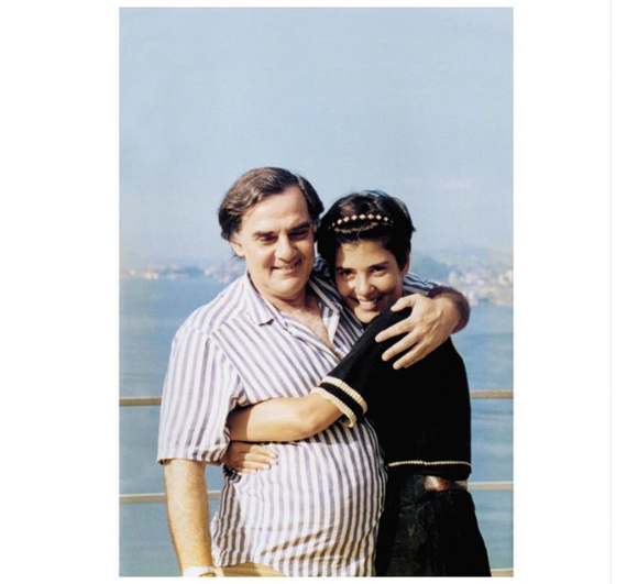 Cristina Cordula et son père, une archive publiée le 16 juin 2019.