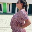 La compagne de Camille Delcroix enceinte de 8 mois, Instagram, le 18 juin 2019