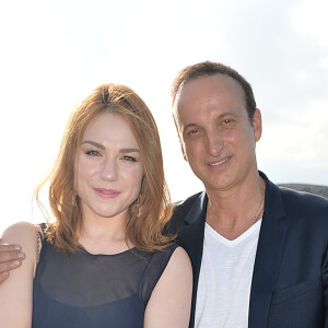 Exclusif - Michel Ferracci et sa femme Emilie Dequenne au cocktail pour l'ouverture de la 8ème édition du Champs-Élysées film festival (CEFF) sur la terrasse Publicis à Paris, France, le 18 juin 2019. © Veeren/Bestimage