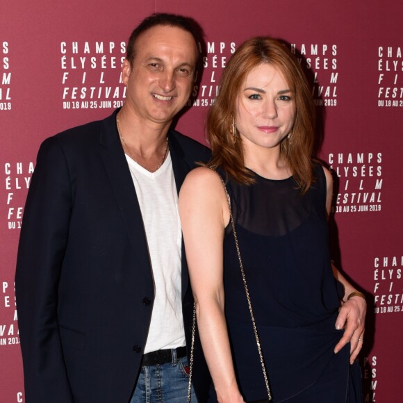 Michel Ferracci et sa femme Emilie Dequenne au photocall lors de l'ouverture de la 8ème édition du Champs-Élysées film festival (CEFF) au Cinéma Publicis à Paris, France, le 18 juin 2019. © Federico Pestellini/Panoramic/Bestimage