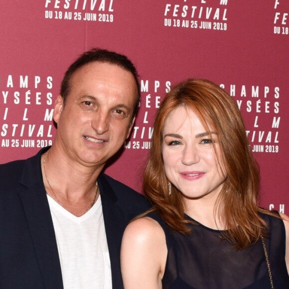 Michel Ferracci et sa femme Emilie Dequenne au photocall lors de l'ouverture de la 8ème édition du Champs-Élysées film festival (CEFF) au Cinéma Publicis à Paris, France, le 18 juin 2019. © Federico Pestellini/Panoramic/Bestimage