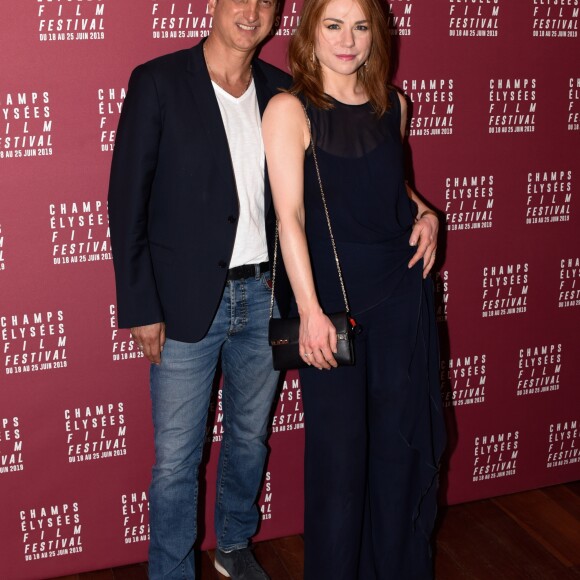 Michel Ferracci et sa femme Emilie Dequenne au photocall lors de l'ouverture de la 8ème édition du Champs-Élysées film festival (CEFF) au Cinéma Publicis à Paris, France, le 18 juin 2019. © Federico Pestellini/Panoramic/Bestimage