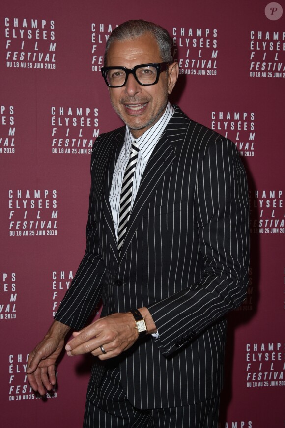 Jeff Goldblum au photocall lors de l'ouverture de la 8ème édition du Champs-Élysées film festival (CEFF) au Cinéma Publicis à Paris, France, le 18 juin 2019. © Giancarlo Gorassini/Bestimage