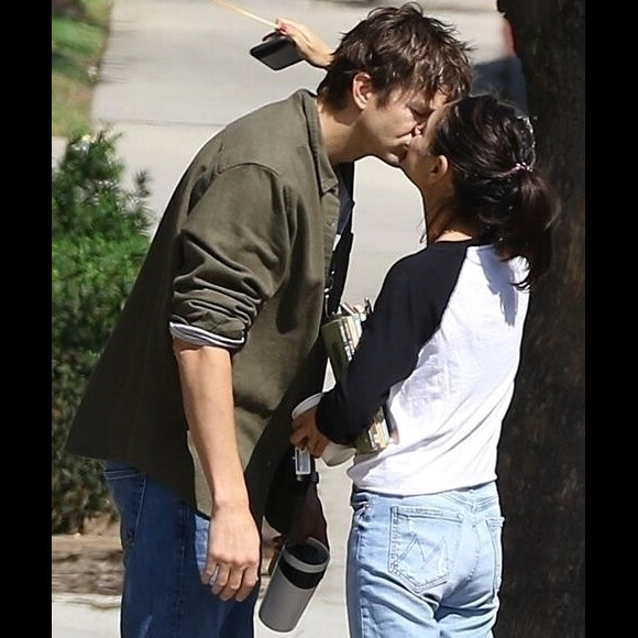 Exclusif - Ashton Kutcher et sa femme Mila Kunis à Los Angeles le 5 octobre 2018.