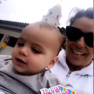 Eva Longoria a partagé des photos inédites d'elle enceinte et de son fils Santiago dans sa story Instagram, le 19 juin 2019, pour le 1er anniversaire de son bébé.