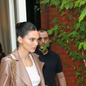 Kendall Jenner à la sortie de l'hôtel "Mercer" à New York, le 20 juin 2019.