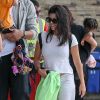 La famille Kardashian s'apprête à s'envoler du Costa Rica pour rejoindre le sol américain après y avoir passé des vacances. le 21 juin 2019.