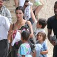 La famille Kardashian s'apprête à s'envoler du Costa Rica pour rejoindre le sol américain après y avoir passé des vacances. le 21 juin 2019.