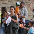 Kim Kardashian, North West - La famille Kardashian s'apprête à s'envoler du Costa Rica pour rejoindre le sol américain après y avoir passé des vacances. le 21 juin 2019.