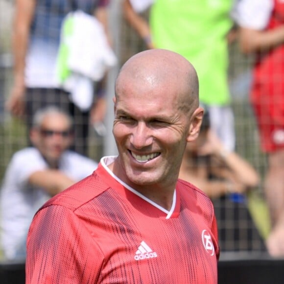 Zinédine Zidane lors de la grande finale de la Z5 Cup à Aix-en-Provence, France, 23 juin 2019.  © Norbert Scanella/Panoramic/Bestimage