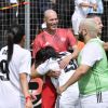 Zinédine Zidane et Melha Bedia lors de la grande finale de la Z5 Cup à Aix-en-Provence, France, 23 juin 2019. © Norbert Scanella/Panoramic/Bestimage