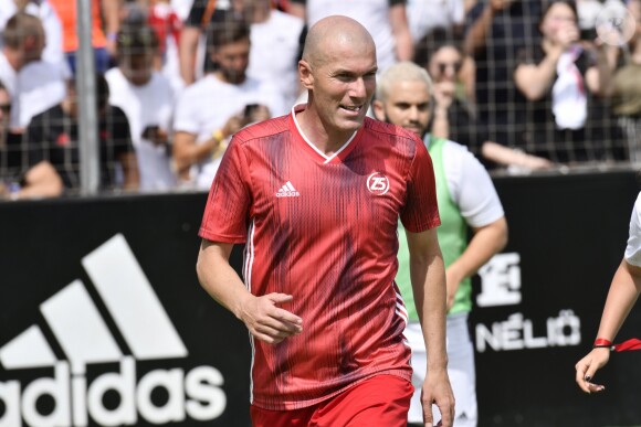 Zinédine Zidane lors de la grande finale de la Z5 Cup à Aix-en-Provence, France, 23 juin 2019. © Norbert Scanella/Panoramic/Bestimage