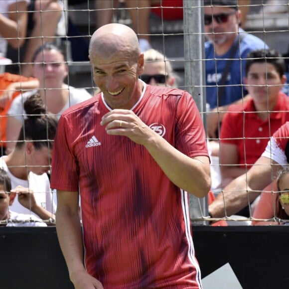 Zinédine Zidane lors de la grande finale de la Z5 Cup à Aix-en-Provence, France, 23 juin 2019.  © Norbert Scanella/Panoramic/Bestimage