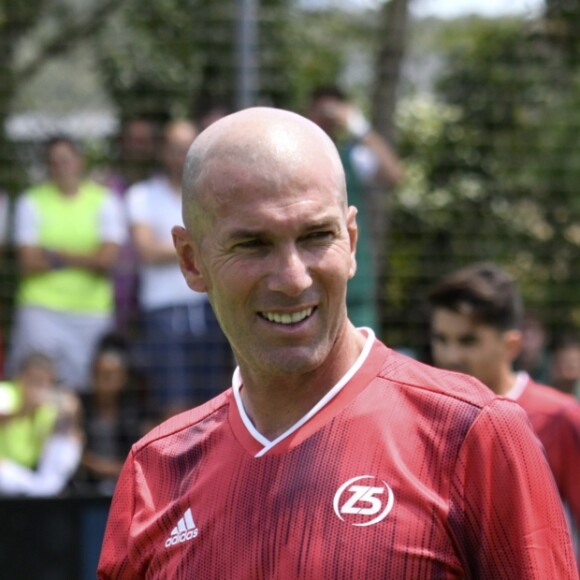 Zinédine Zidane lors de la grande finale de la Z5 Cup à Aix-en-Provence, France, 23 juin 2019. © Norbert Scanella/Panoramic/Bestimage