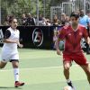 Enzo Zidane et l'équipe vainqueur de la finale des filles lors de la grande finale de la Z5 Cup à Aix-en-Provence, France, 23 juin 2019. © Norbert Scanella/Panoramic/Bestimage