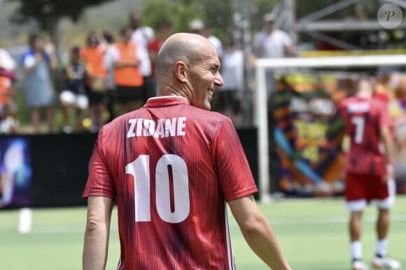 Zinédine Zidane lors de la grande finale de la Z5 Cup à Aix-en-Provence, France, 23 juin 2019.  © Norbert Scanella/Panoramic/Bestimage