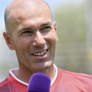 Zinédine Zidane lors de la grande finale de la Z5 Cup à Aix-en-Provence, France, 23 juin 2019.  © Norbert Scanella/Panoramic/Bestimage