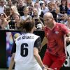 Zinédine Zidane et l'équipe vainqueur de la finale des filles lors de la grande finale de la Z5 Cup à Aix-en-Provence, France, 23 juin 2019. © Norbert Scanella/Panoramic/Bestimage