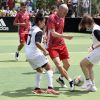 Zinédine Zidane et l'équipe vainqueur de la finale des filles lors de la grande finale de la Z5 Cup à Aix-en-Provence, France, 23 juin 2019.  © Norbert Scanella/Panoramic/Bestimage