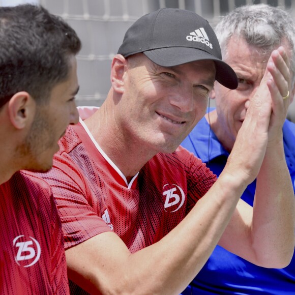 Zinédine Zidane lors de la grande finale de la Z5 Cup à Aix-en-Provence, France, 23 juin 2019.  © Norbert Scanella/Panoramic/Bestimage