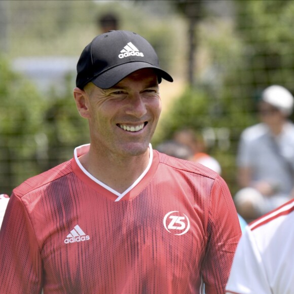 Zinédine Zidane lors de la grande finale de la Z5 Cup à Aix-en-Provence, France, 23 juin 2019.  © Norbert Scanella/Panoramic/Bestimage