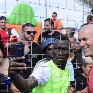 Zinédine Zidane lors de la grande finale de la Z5 Cup à Aix-en-Provence, France, 23 juin 2019. © Norbert Scanella/Panoramic/Bestimage