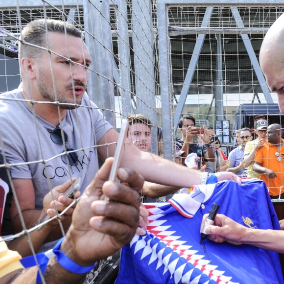 Zinédine Zidane lors de la grande finale de la Z5 Cup à Aix-en-Provence, France, 23 juin 2019.  © Norbert Scanella/Panoramic/Bestimage