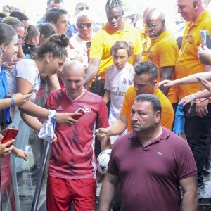 Zinédine Zidane lors de la grande finale de la Z5 Cup à Aix-en-Provence, France, 23 juin 2019.  © Norbert Scanella/Panoramic/Bestimage