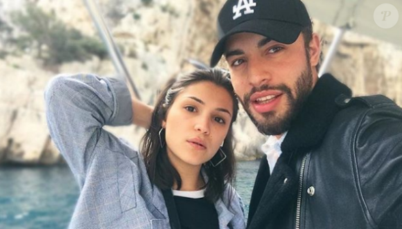 Marwan Berreni de "Plus belle la vie" et sa petite amie Myra Tyliann, sur Instagram, le 4 décembre 2018
