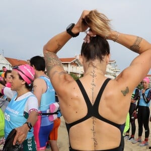 Exclusif - Laure Manaudou - La championne de natation L.Manaudou organise et lance la 1er édition de sa course, la "Swimrun" à Arcachon, France, le 23 juin 2019. © Patrick Bernard/Bestimage