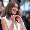 Carla Bruni Sarkozy (Robe Dior Haute-Couture) - Montée des marches du film "Le Grand Bain" lors du 71ème Festival International du Film de Cannes. Le 13 mai 2018 © Borde-Jacovides-Moreau/Bestimage