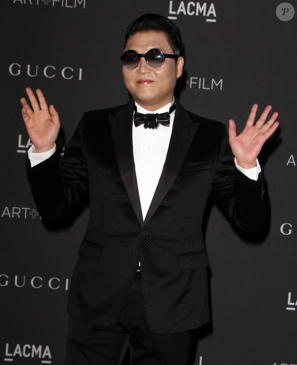 Psy - Gala "The LACMA 2015 Art+Film" en l'honneur de James Turrell et Alejandro Inarritu à Los Angeles, le 7 novembre 2015.