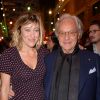 Valeria Bruni-Tedeschi et Diego della Valle assistent à la soirée de lancement de la collaboration de Tod's et Alber Elbaz, baptisée "Happy Moments", au Palais de Tokyo. Paris, France, le 2 juillet 2019.