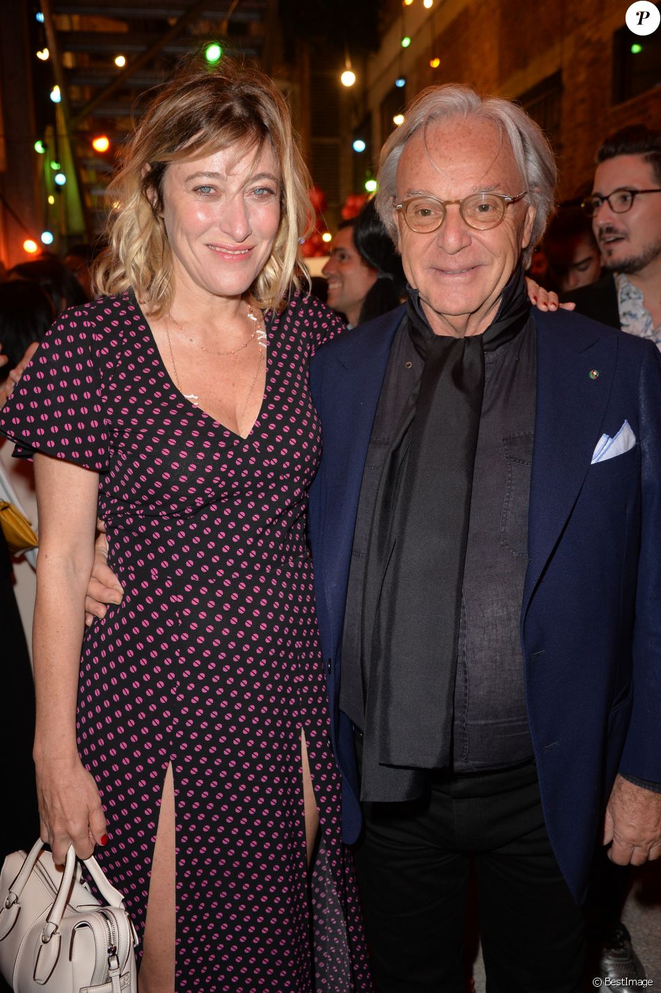 Valeria Bruni-Tedeschi et Diego della Valle assistent à la soirée de