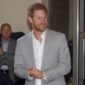 Le prince Harry assiste à l'événement caritatif "Diana Award National Youth Mentoring Summit" à Londres, le 2 juillet 2019.