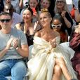 Celine Dion, Pepe Munoz, Morgane Polanski - Front row du Défilé de mode Haute-Couture Automne/Hiver 2019/2020 Alexandre Vauthier à Paris. Le 2 juillet 2019. © Veeren Ramsamy / Christophe Clovis / Bestimage