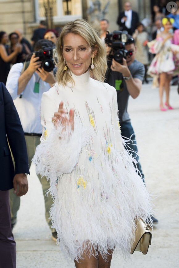 Celine Dion - Arrivées au défilé de mode Haute-Couture automne-hiver 2019/2020 Valentino à Paris le 3 juillet 2019. © JB Autissier / Panoramic / Bestimage