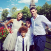 Gil Alma avec son épouse Aminata et leurs enfant Charlie et Sacha, à Paris, en juin 2019