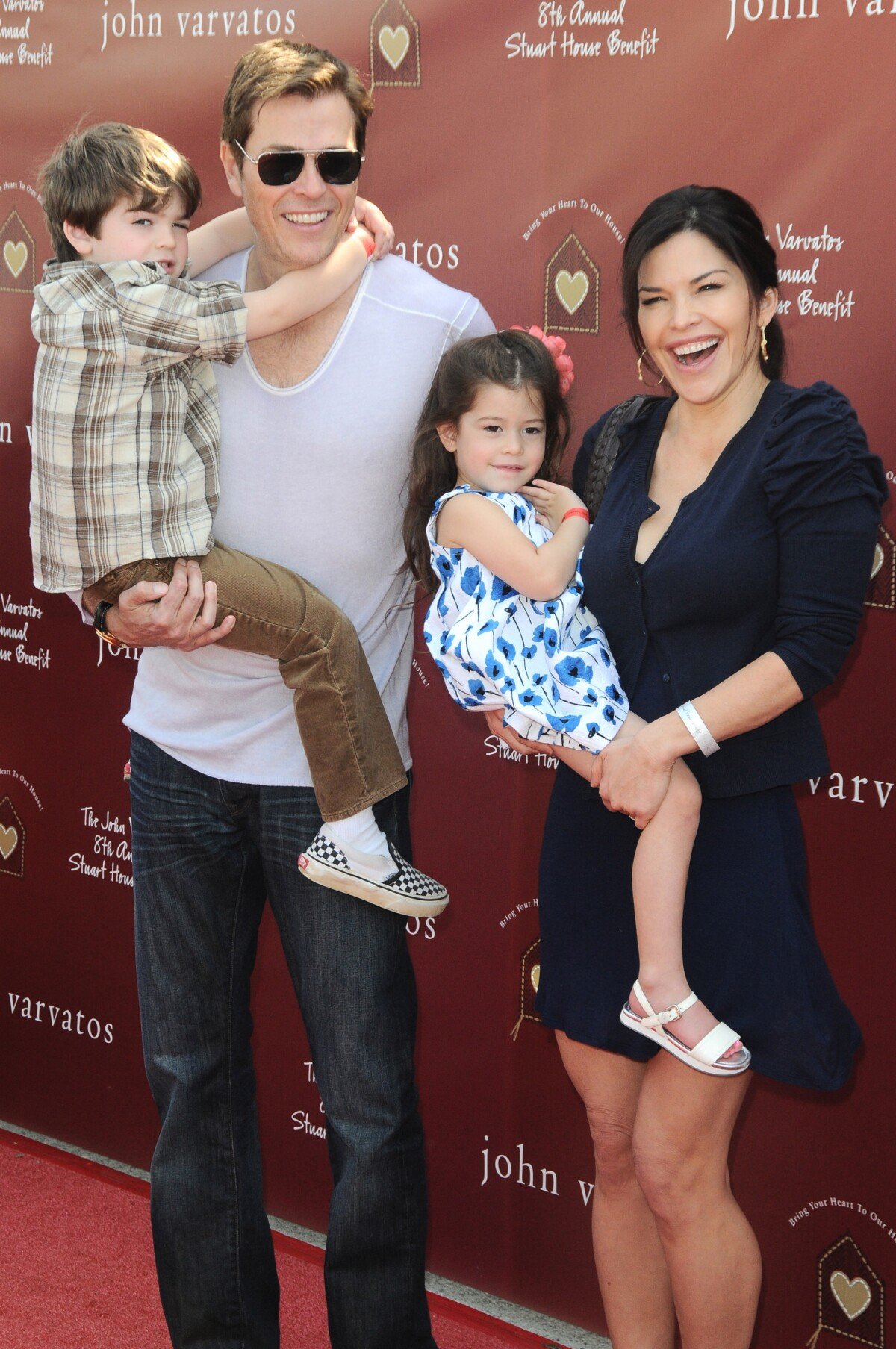 Photo Lauren Sanchez avec son mari Patrick Whitesell et leurs deux