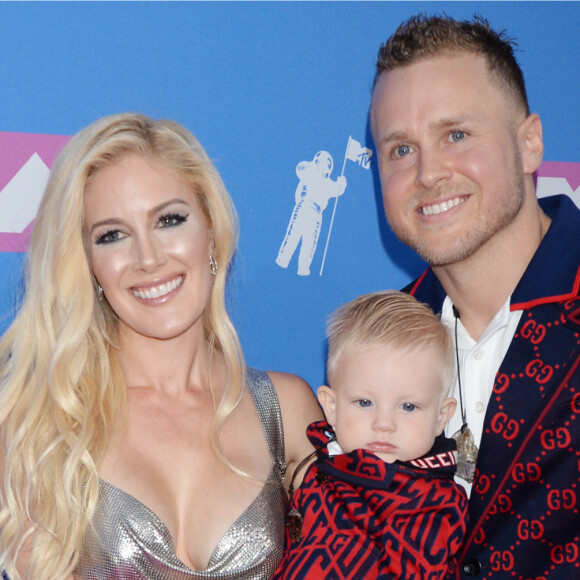Heidi Montag avec son mari Spencer Pratt et son fils Gunner aux 2018 MTV Video Music Awards à New York, le 20 août 2018
