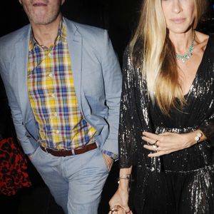 Sarah Jessica Parker à la sortie de la représentation presse de "The Starry Night" au Théâtre Wyndham à Londres, le 29 mai 2019.
