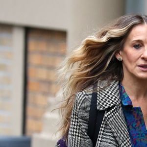 Sarah Jessica Parker sur le tournage de 'Divorce' à New York le 18 janvier 2019.