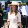 Pippa Middleton lors du tournoi de Wimbledon 2019 à Londres, le 8 juillet 2019.